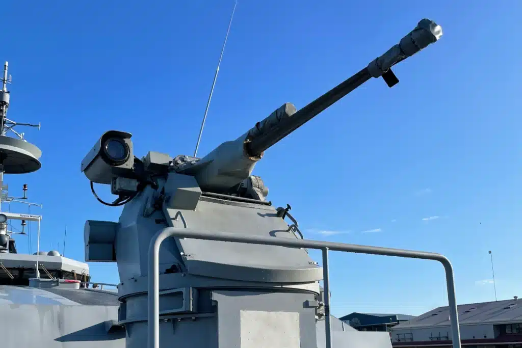 Gun on a Ship